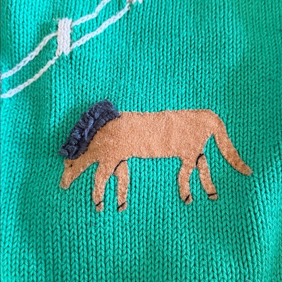 Vintage California Sweaters Kentucky Derby Sweater Peru - Picture 8 of 9